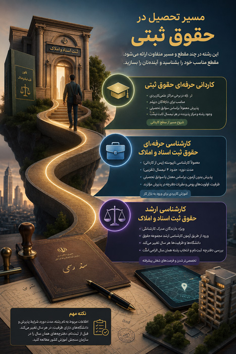 تحصیلی این رشته در چه مقاطعی ارائه میشود؟